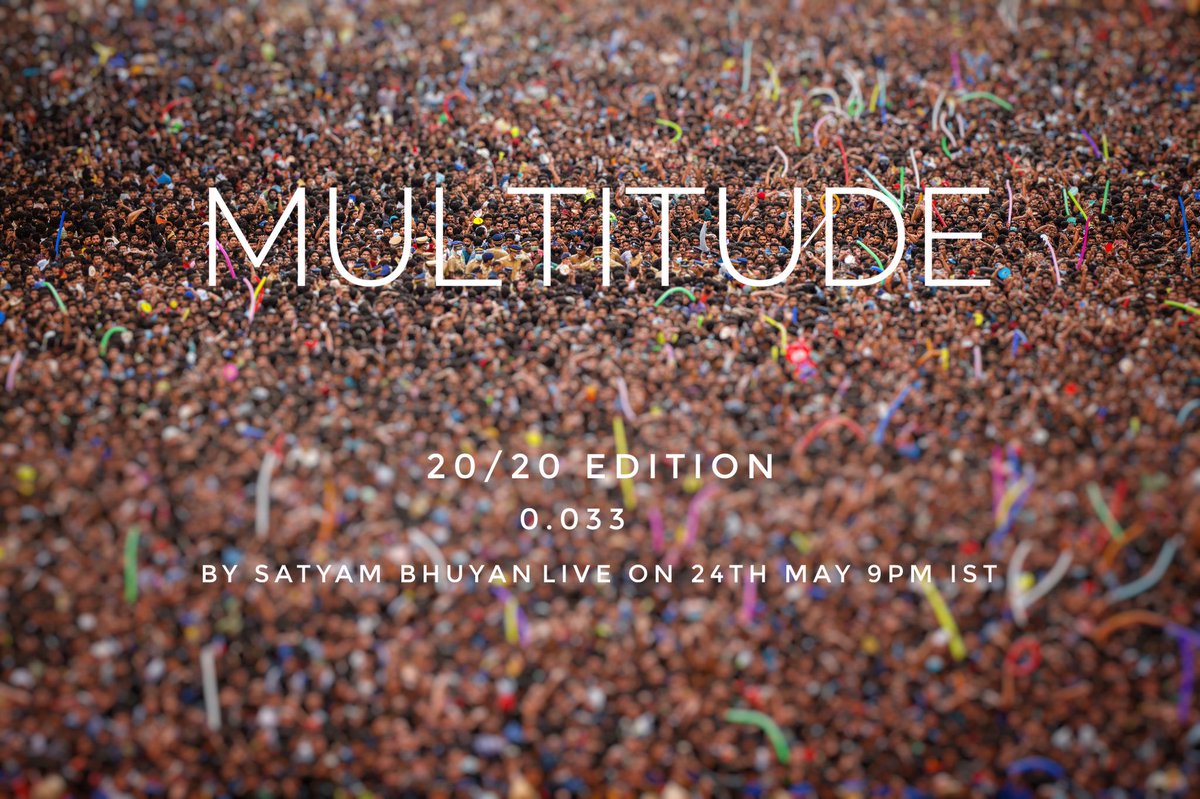 Gm/Gn

MULTITUDE
Supply of 20 edition
Price .033
Dm for whitelist .
Dropping on 24th May