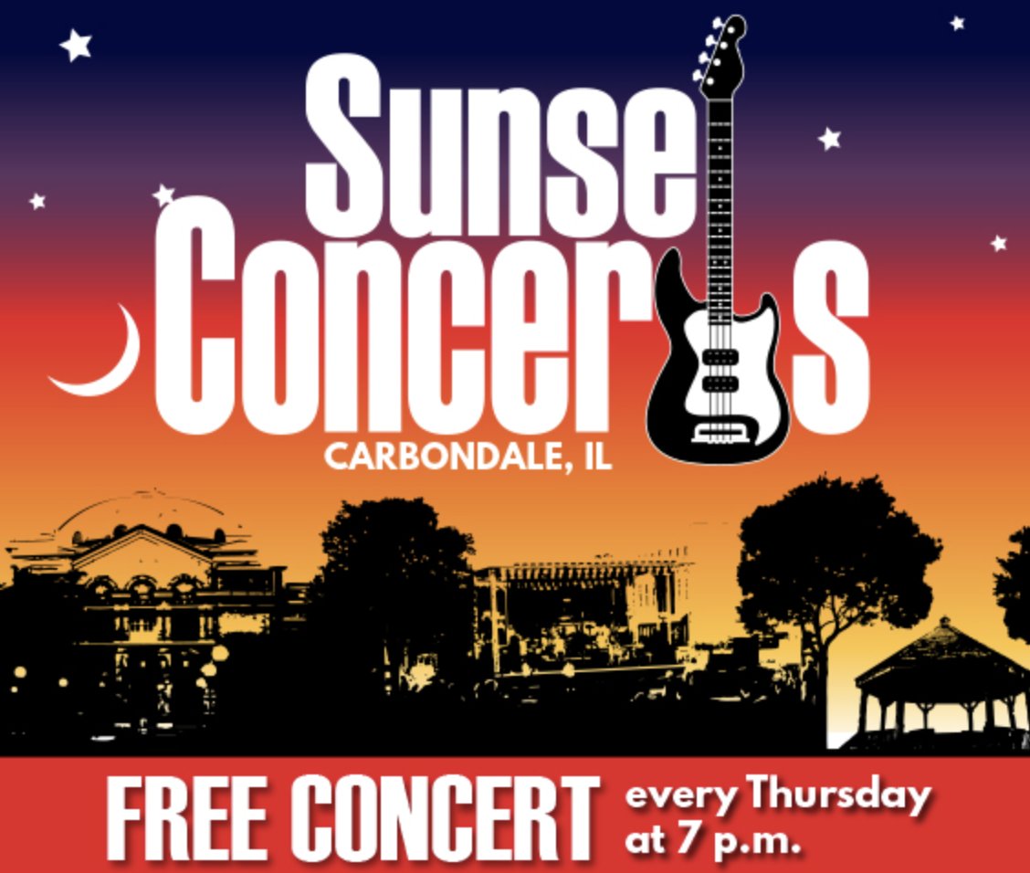 Sunset Concerts will return to Carbondale next month! See the acts here --> studentcenter.siu.edu/activities/stu…