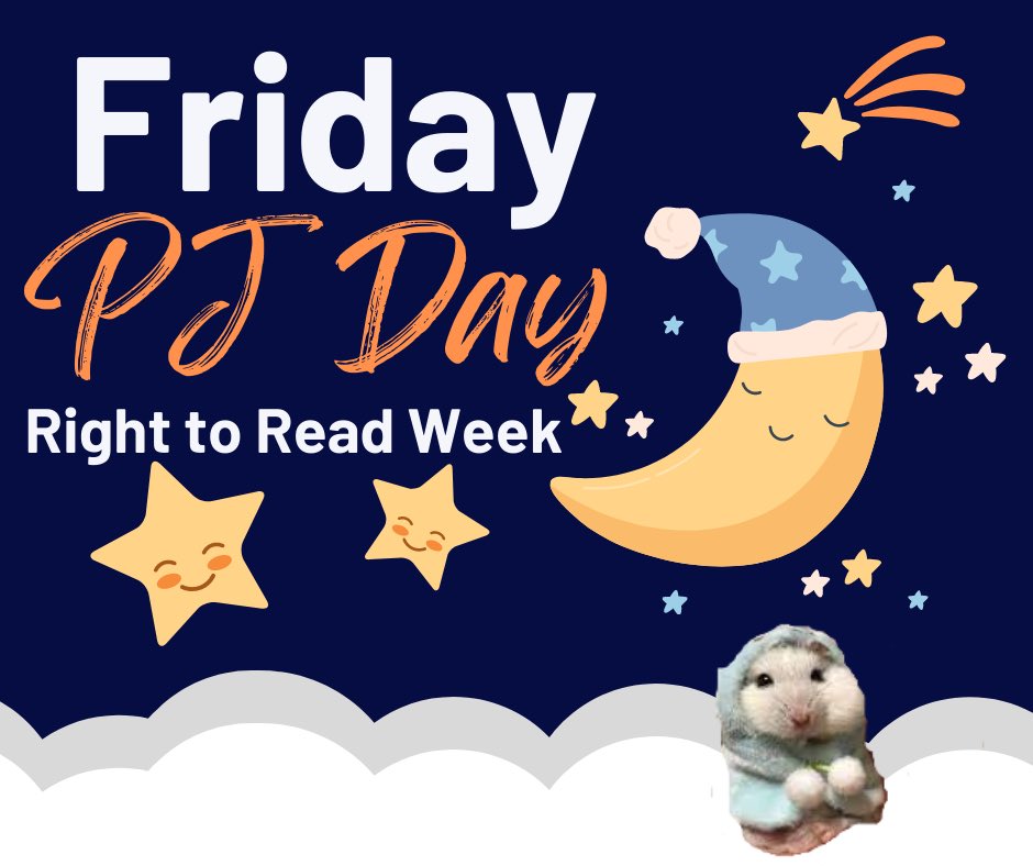 BissellPTA's tweet photo. Don't forget to wear PJ's to school tomorrow for Right to Read Week!  Please turn in all raffle tickets for the week tomorrow.  We will be announcing the winners of the Motorized Razor Scooter next week. https://t.co/JRA9yEn1mo