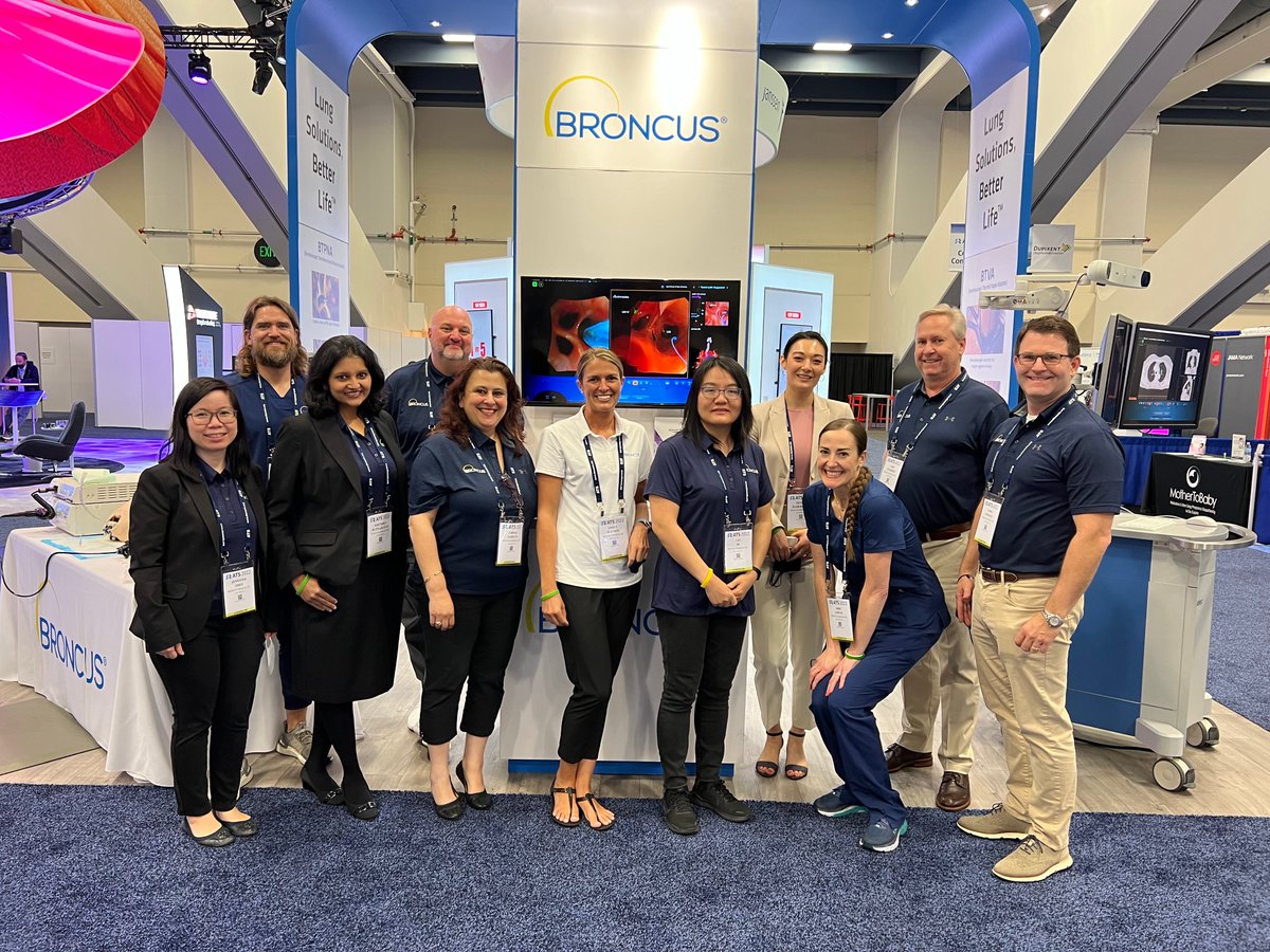 Broncus's tweet photo. We are back from #ATS2022 and feeling energized and inspired. It was great to see so much interest in our Bronchoscopic Virtual Navigation. We look forward to seeing you all at CHEST in October! #Broncus #Bronchoscopy #lungcancer #lunghealth https://t.co/H3Wm3gW0bM