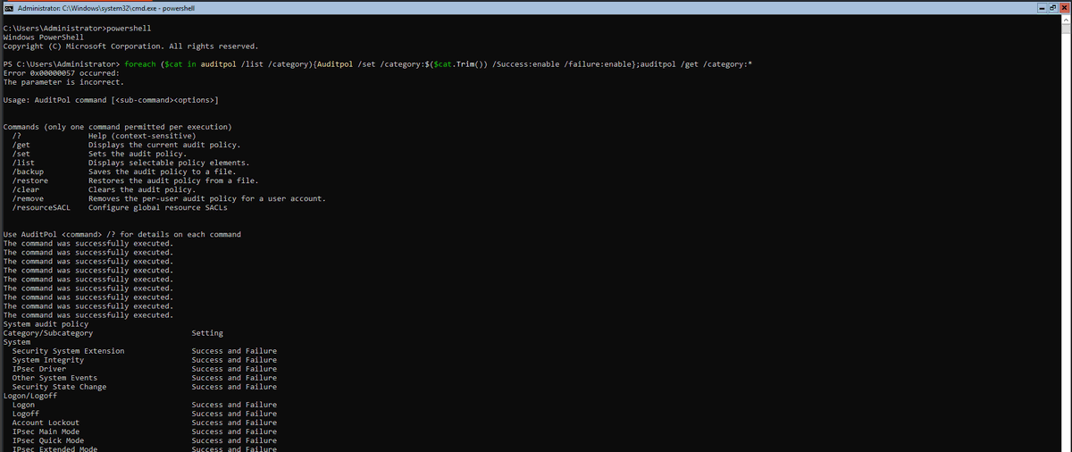 0xHasanM's tweet photo. #Powershell command to enable all #AuditPolicies
https://t.co/er2zz7Zj2z
#dfir #dfirtips #CyberSecurity https://t.co/QgyQmPZHNh