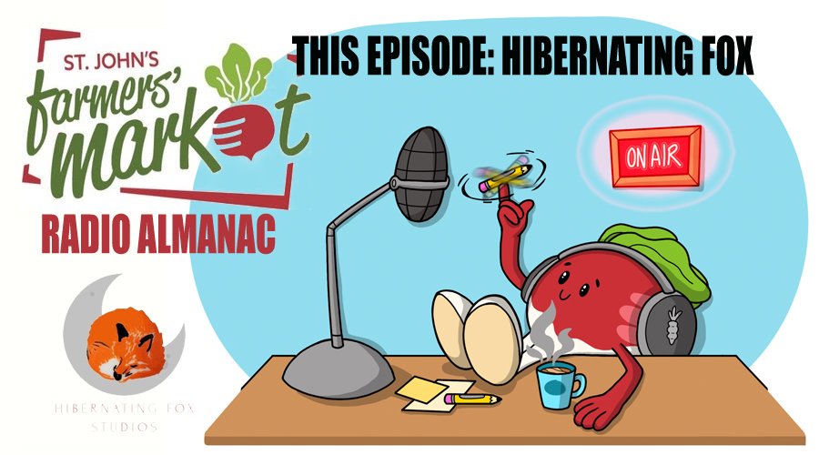 chmrmunradio's tweet photo. Up at 4pm today on St. John's Market Almanac Radio Show, @MatthewLeDrew connects with the astonishingly talented @hibernatingfox Studios! Tune in at 93.5 FM, online at https://t.co/NqisWJG1M4! https://t.co/drXbq2H29O