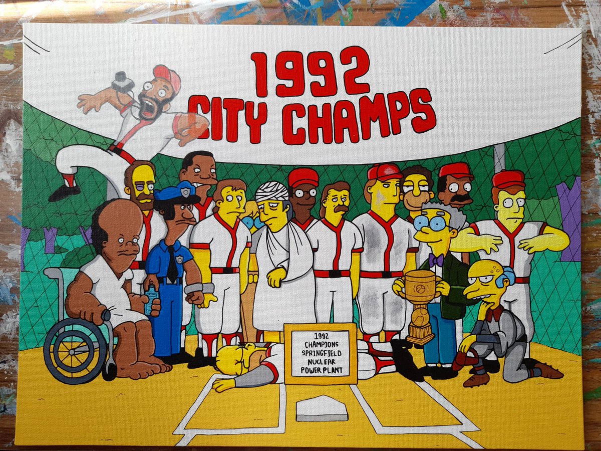 Benziequeen's tweet photo. I don't understand a word he's saying. Why doesn't he just let me bat? I wish I was home at home with a big bag of potato chips #simpsons #thesimpsons #etsyselleruk #margesimpson #bartsimpson #maggiesimpson #lisasimpson #simpsonfamily #simpsoncartoon #cartoon #cartoonart https://t.co/K0QxJsWYjA