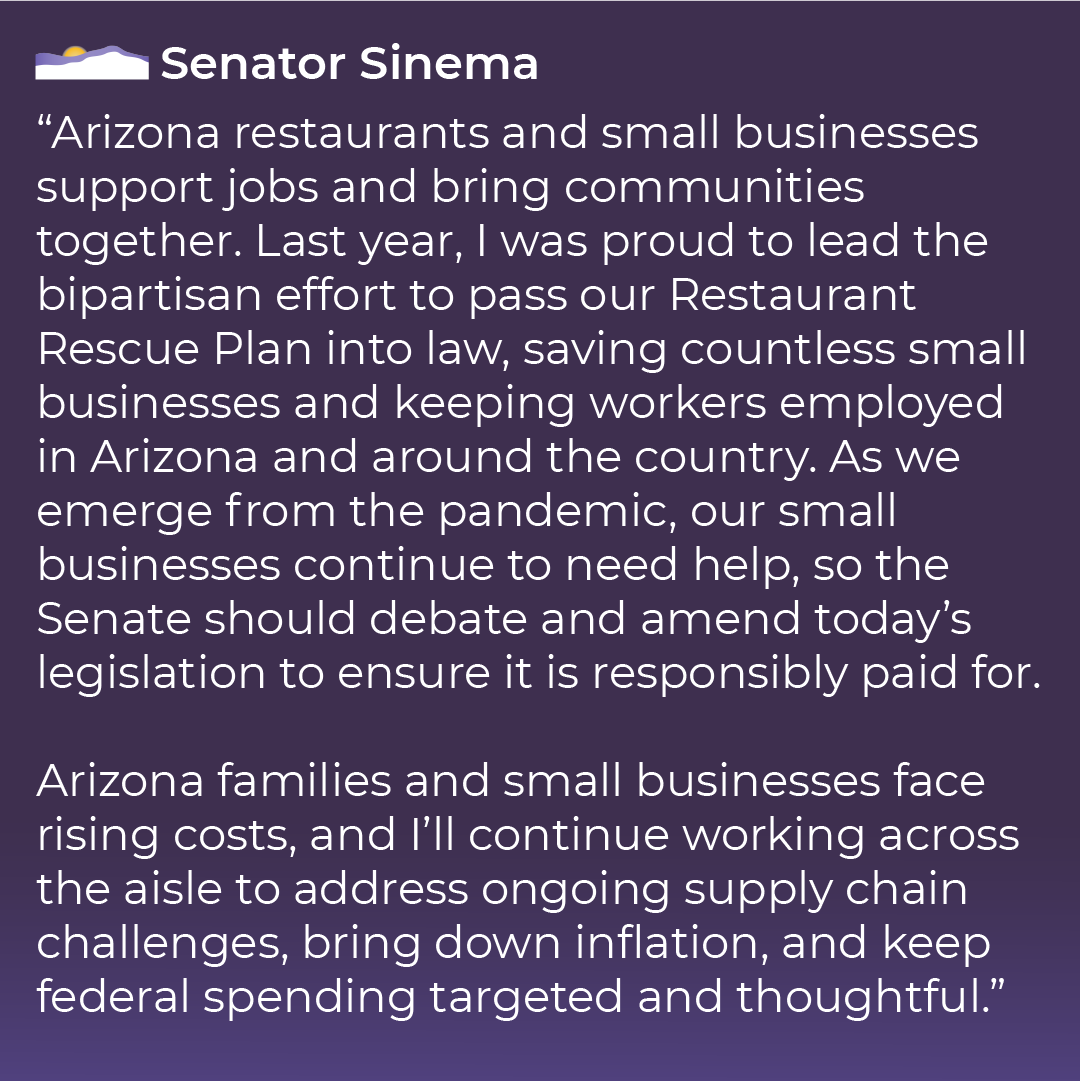 Statement on vote to debate and amend the small business aid package