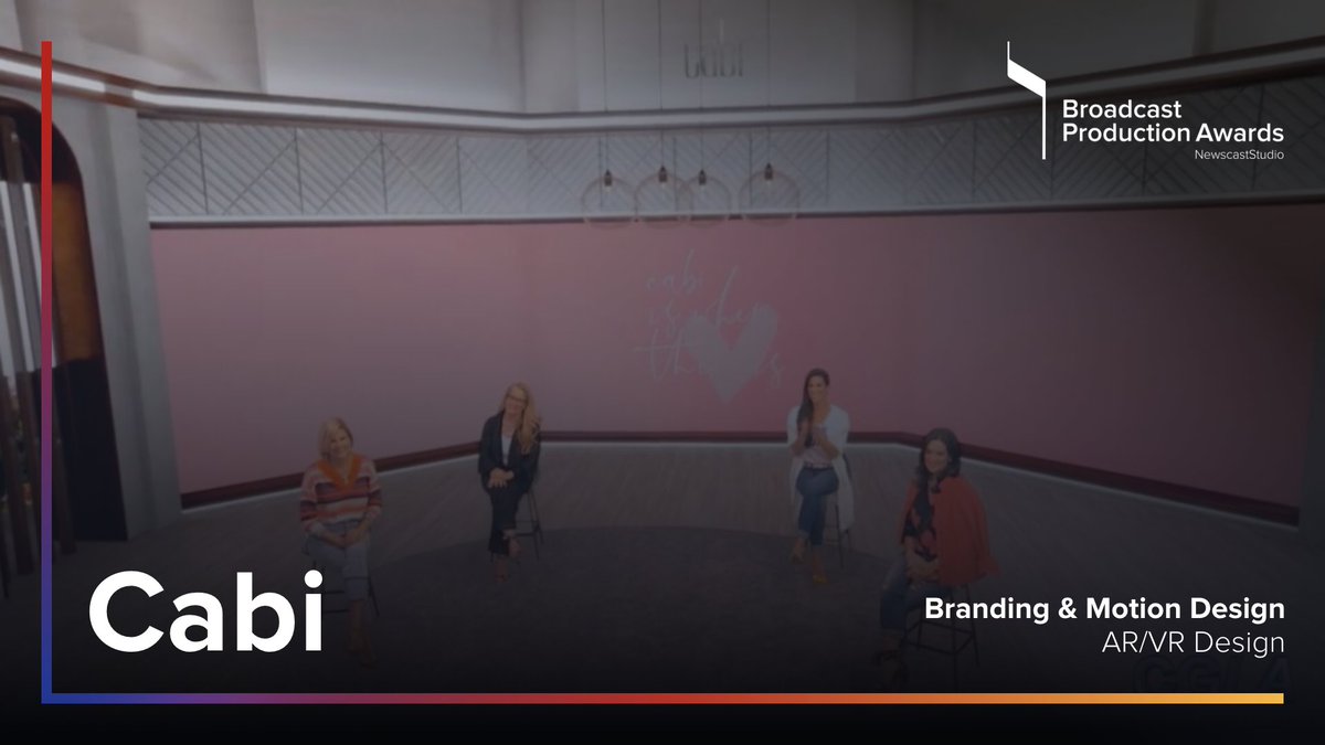 NewscastStudio's tweet image. The @CGLAstudios team also won in this year's #BroadcastProductionAwards for a corporate event for @cabiclothing bpa.nca.st/zBqGJ

#AugmentedReality #VirtualReality #CabiClothing #CorporateEvents