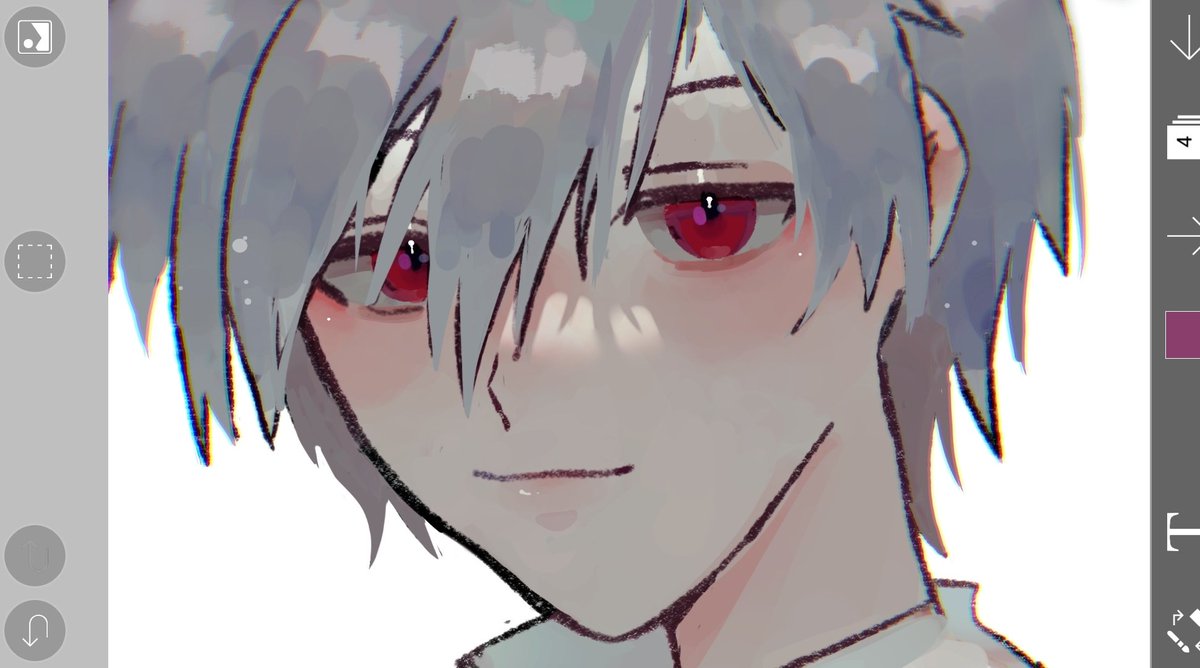 cheewieh's tweet photo. kaworu nagisa!!! i will not post the complete drawing 'cause I didn't like how i painted the clothes (T_T)

#evangelion #kaworunagisa #渚カヲル https://t.co/6mxs28feIK