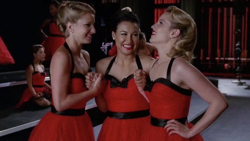 brittanathinker's tweet photo. it’s been 13 years since glee first aired on tv <3 https://t.co/4t4KMTMFDW