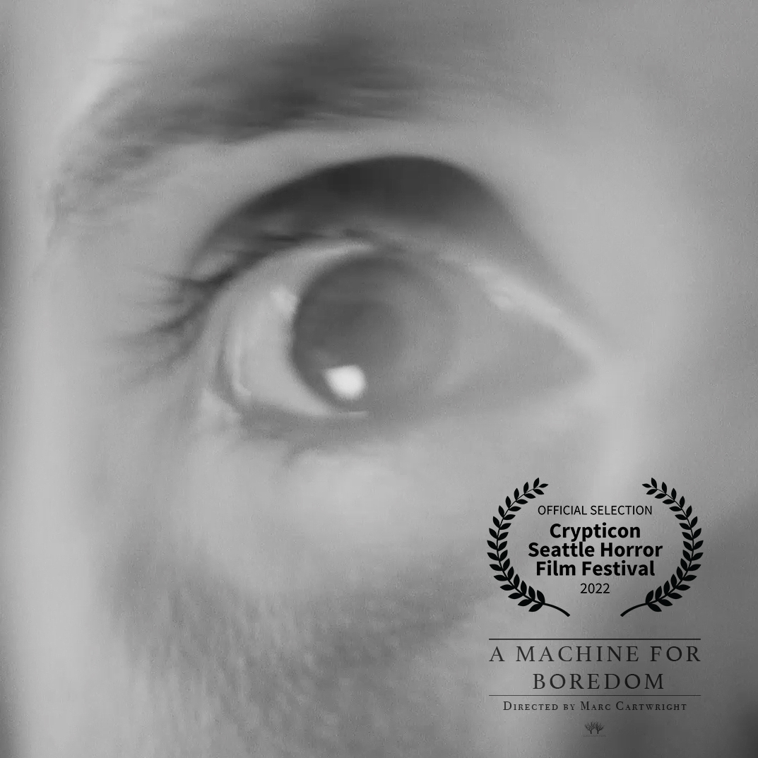 GlassCabinFilms's tweet image. Seattle! @crypticon Seattle is happening this weekend and A MACHINE FOR BOREDOM Is an official selection!! Watch on the big screen! Visit: crypticonseattle.com // #Crypt22