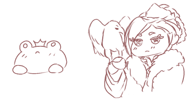 lacu_li's tweet photo. some #DarkParables stickers wip's! Gwyn & Belladonna, and James & the wives too! πΈβ€οΈ https://t.co/O2YPrif8S4