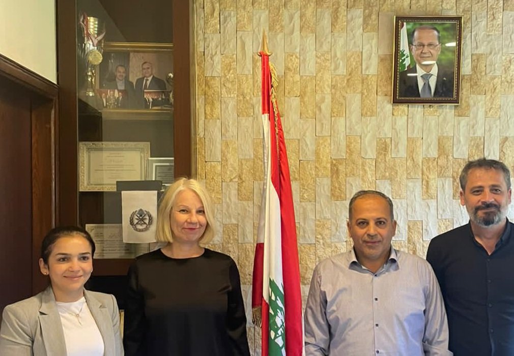 FernandezTarja's tweet photo. Today in #Akkar at Northern Lebanon. Warmly welcomed by  Muhammara Mayor Ossman &amp; Women and Girls @Nabaa_lebanon project of vocational training funded by Embassy of #Finland https://t.co/ULKX6MoocD