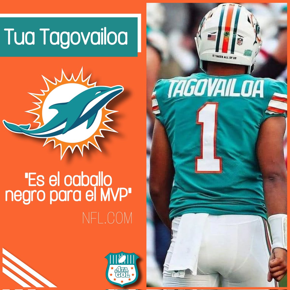 letsgodolphinsm's tweet photo. Las expectativas para los #MiamiDolphins están en su punto más alto este 2022, sin embargo parece que la mayoría de los analistas descansan el éxito o fracaso del proyecto en una sola persona:
#TuaTagovailoa
Para #AdamSchein analista de https://t.co/aekf82DyRK el portador
1/3 https://t.co/XO9yanVCRm