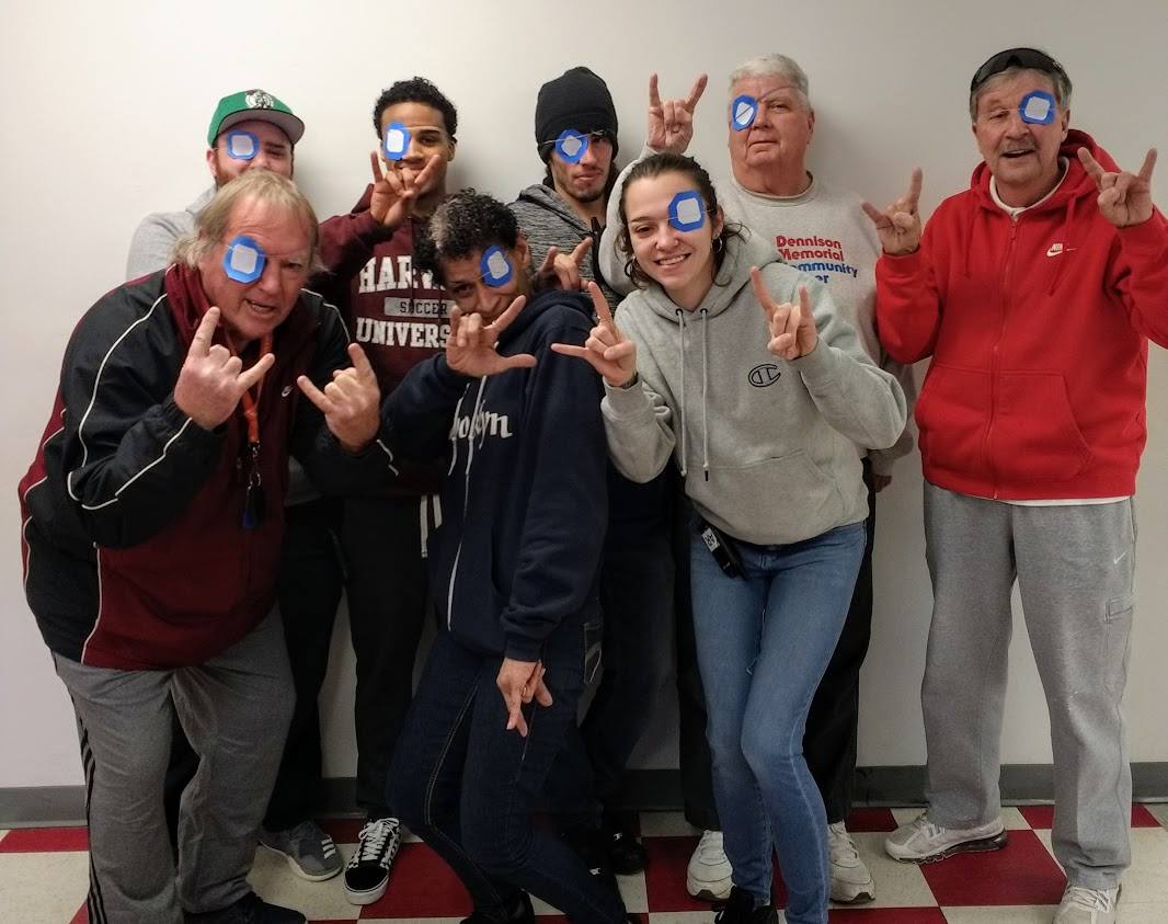 DennisonCenter's tweet photo. Just a #throwbackthurdday for your feed! 
It's about #community. When one of our team is in need of support, you can be sure we'll come in with solidarity, compassion, and a sense of humor! https://t.co/bzLvLSgL4K