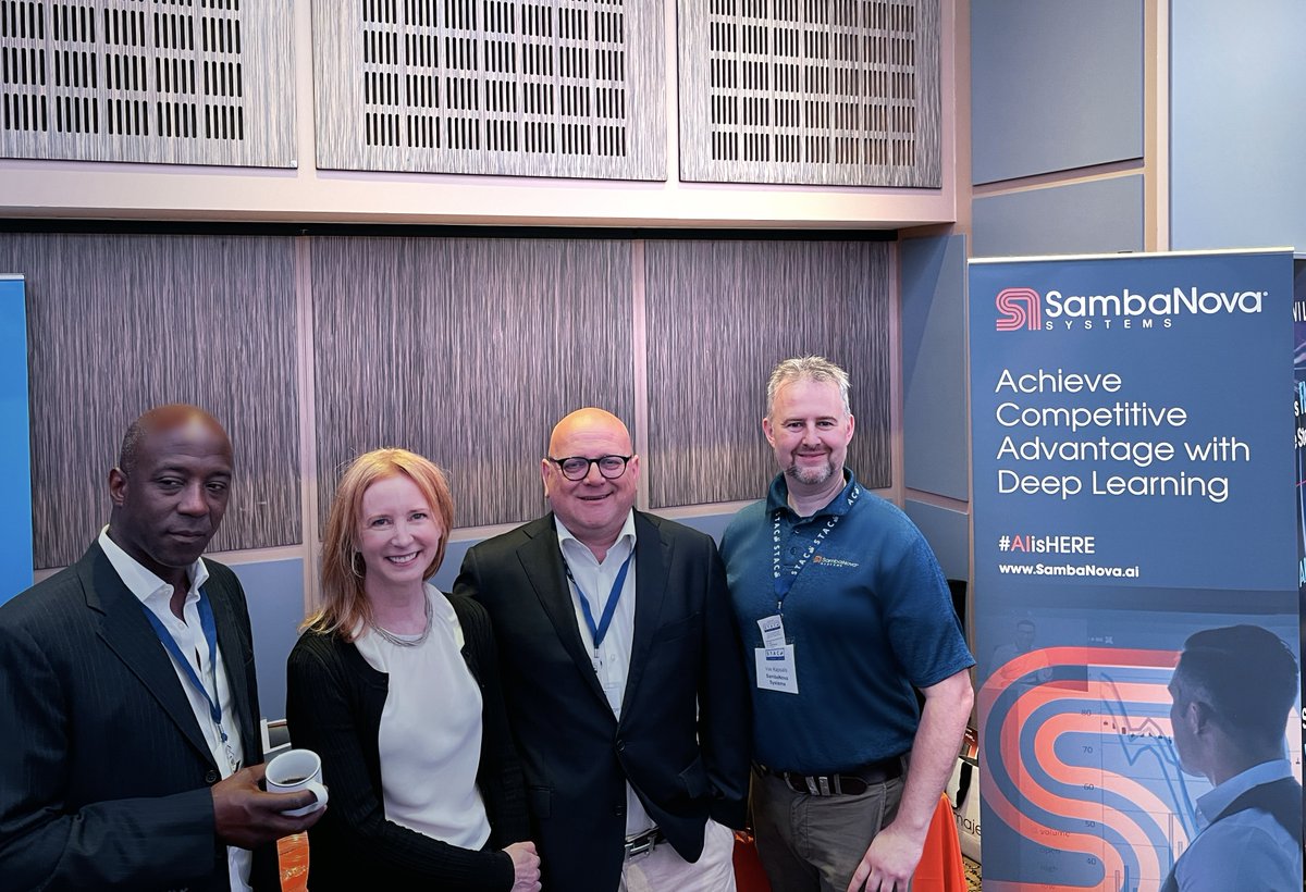 SambaNovaAI's tweet image. Great day at #STAC2022 in #London today. #deeplearning #AIisHERE