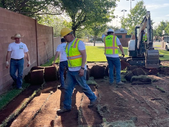 wcwcd's tweet photo. #FlipBlitz success today in Ivins! 

#slowtheflow #waterwiseUT #UTdrought https://t.co/8LPXpdbimE