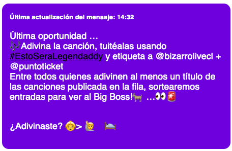 MourinAlvarez's tweet photo. Mayo que yo (8)
#EstoSeraLegendaddy 
@bizarrolivecl
 @puntoticket

ayudaaaaaaaaaaaaa https://t.co/r3m7Mbu7bx