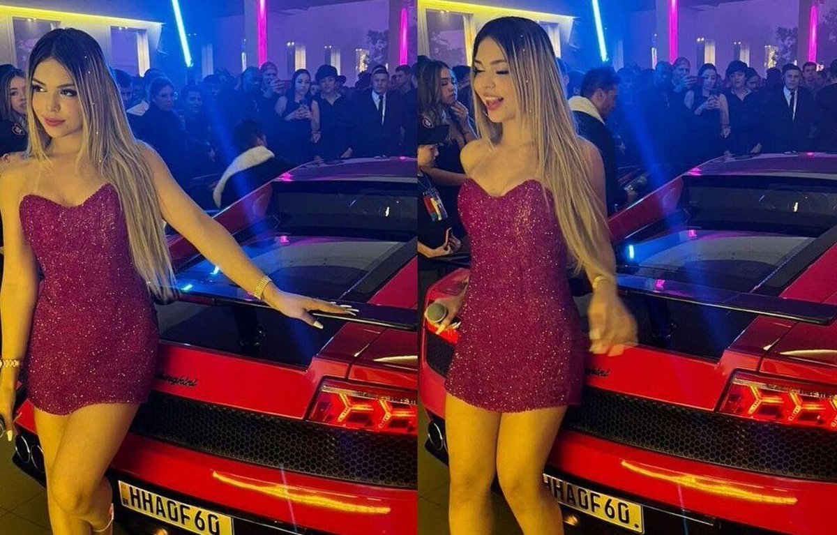 tracklist's tweet image. Melody celebrou seus 15 anos e simplesmente ganhou uma Lamborghini rosa de presente 🤯

O carro de luxo é avaliado em mais de R$ 1,3 milhão.