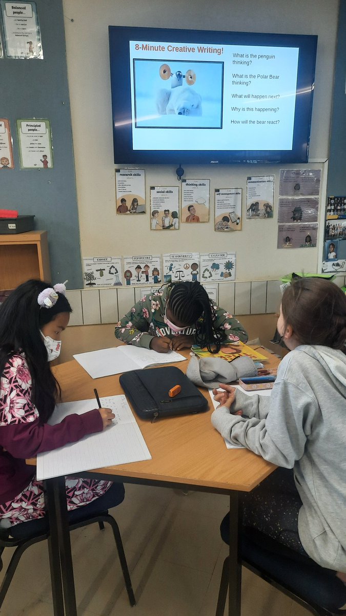 Debisa64592273's tweet photo. 8-Minute creative writing picture prompts, A great way to start the day! Students enjoy this #MorningWorkWriting. #LearningAtWIS https://t.co/VwPgbNlmix