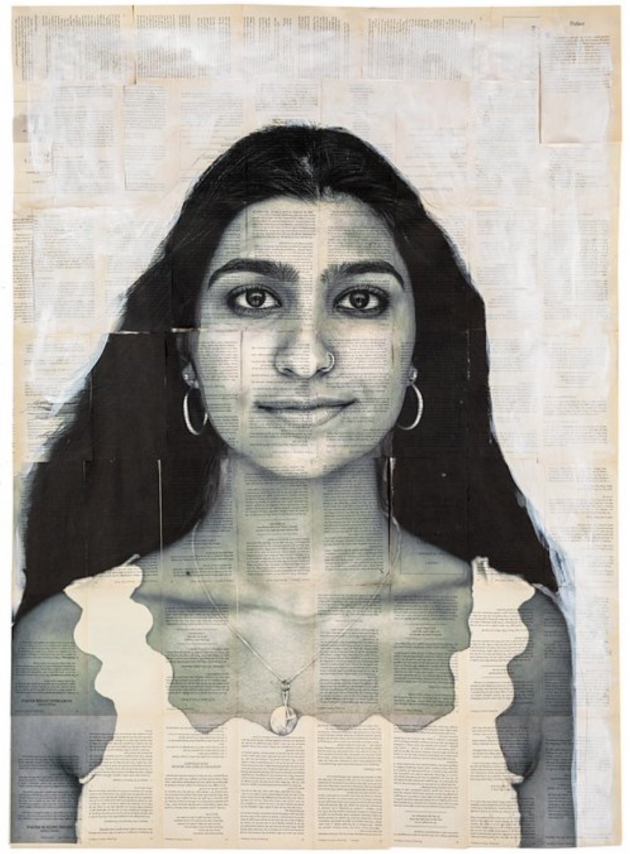 #giveherspace This series is about reclaiming space for women today that has traditionally been reserved for male writers, artists, and scientists of the past. 
mercedesjelinek.com/collage-1