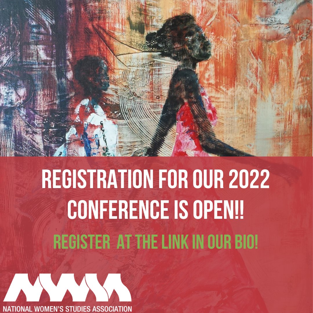 nwsa's tweet photo. Registration for the 2022 Conference is now open!! Register at the link in our bio!
#NWSA2022 #NWSAConference #killingrage https://t.co/orNdcq1haY