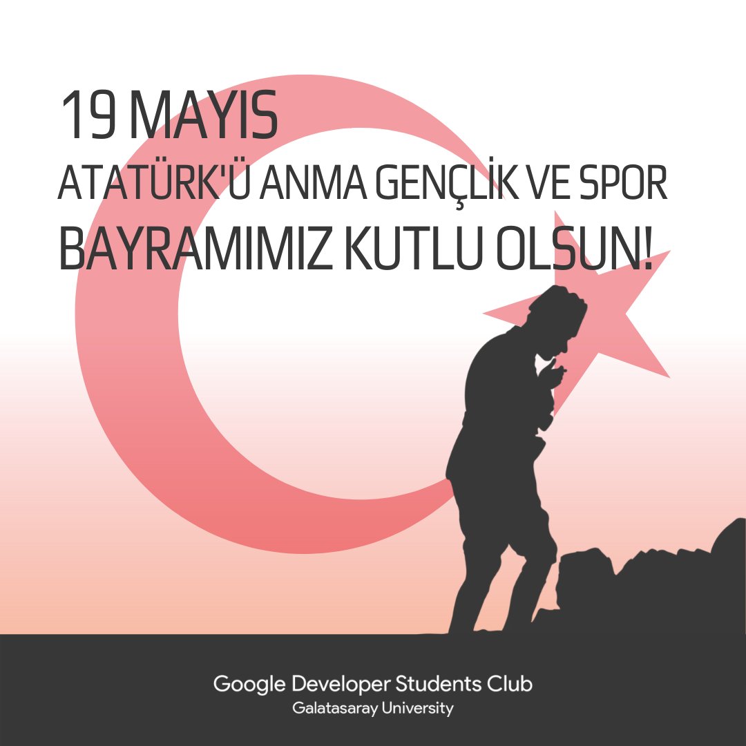 19 Mayıs Atatürk'ü Anma, Gençlik ve Spor Bayramı Kutlu olsun. 🇹🇷