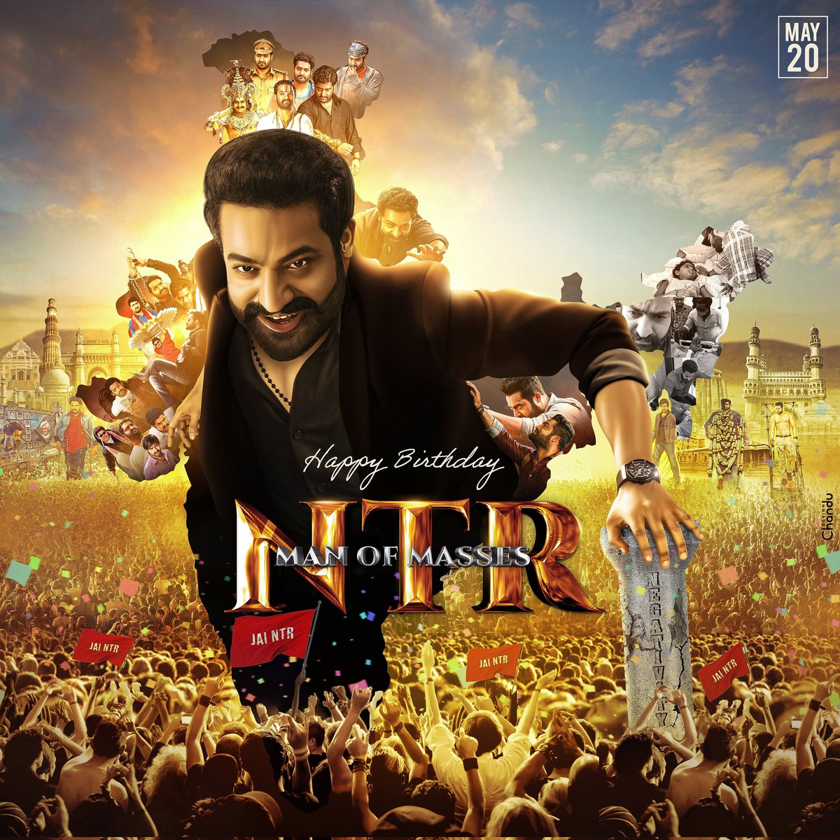 Happy Birthday Anna <a href="/tarak9999/">Jr NTR</a>
Love you ❤️ #HBDManOfMassesNTR