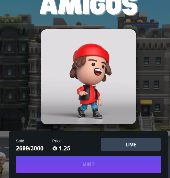 Chafiqaz's tweet photo. @theamigosnft I cannot MINT , why ??? https://t.co/ybuWHQxJkQ