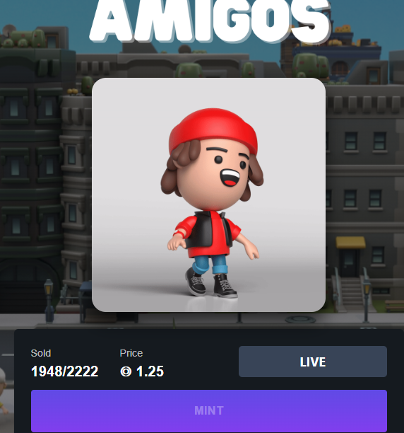 Chafiqaz's tweet photo. @theamigosnft I cannot MINT, why ?? https://t.co/DfJ8roNWhi