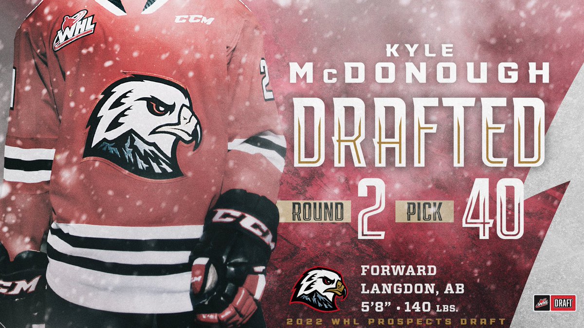 With our second selection, we're proud to select forward Kyle McDonough of the Okotoks Oilers AAA program!

Welcome to the Winterhawks, Kyle!