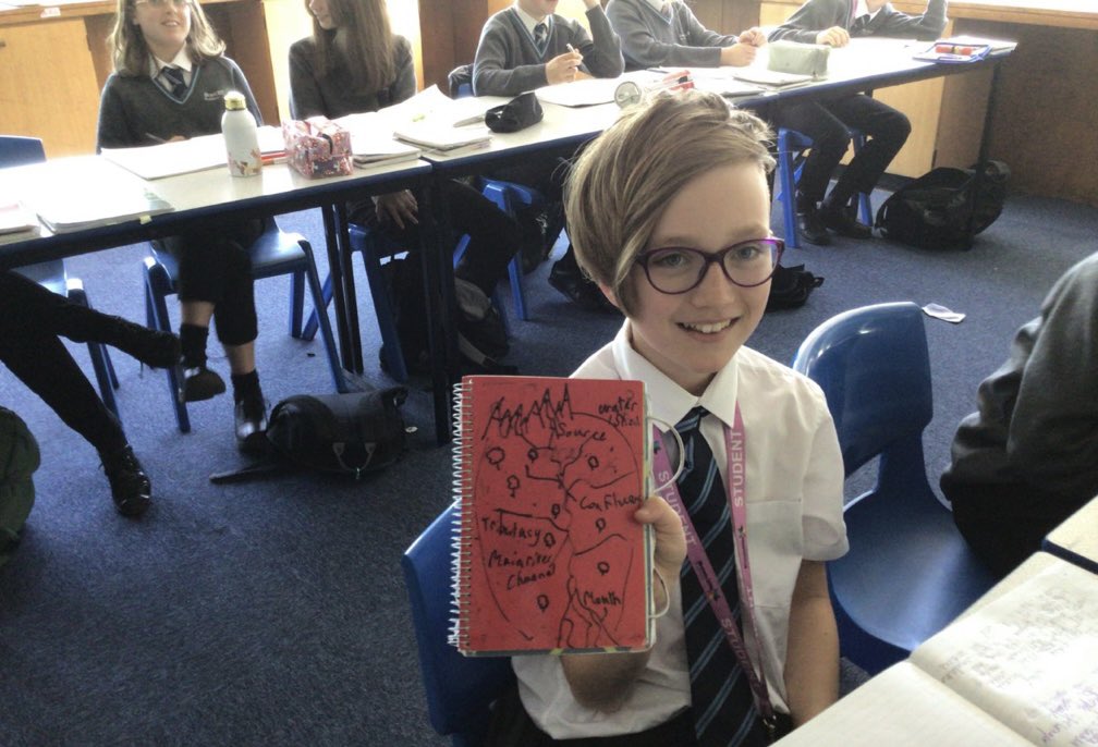 bruntcliffeacad's tweet photo. GEOGRAPHY PRAISE! ๐ฅณ
Well done to Harry M (Y7) for his fantastic mini whiteboard drainage basin diagram that he completed as an extension after Purple zone. Harry has accurately recreated the diagram from memory. #productivity #ambition #geographyrocks #iterativelearning https://t.co/RXtogUa7BU