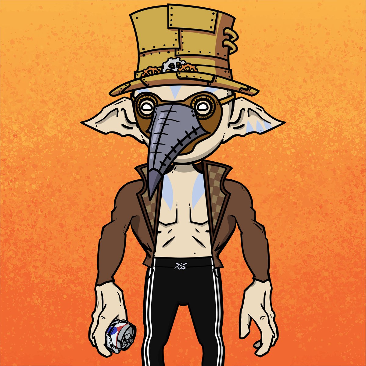 my second amazing <a href="/GobzNft/">Gobz</a> and @kertenkelebekaz gifted me. Fam is getting stronger day by day and I watch with admiration! #WeGobz 💨