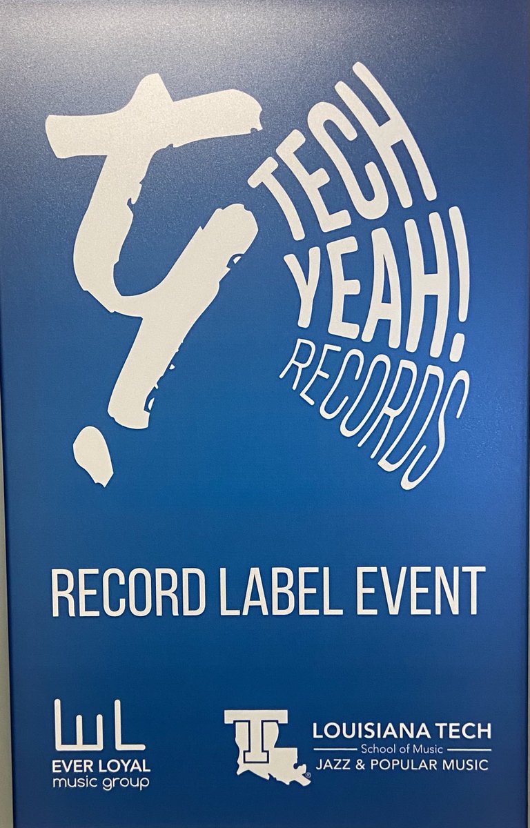Signing our first artist @LaTechCoLA for Tech Yeah Records ⁦<a href="/LaTechMusic/">Louisiana Tech Music</a>⁩ today! #EverLoyalBe