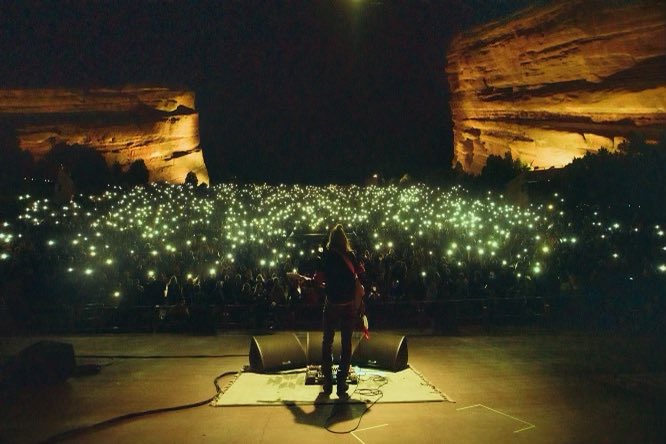 officialkaleo's tweet photo. Still thinking about our sold out @RedRocksCO show this past Monday. Thank you to everyone who came to the show and watched from home! Livestream: https://t.co/q0qWjdMTF2 https://t.co/TYiKJkvLMV