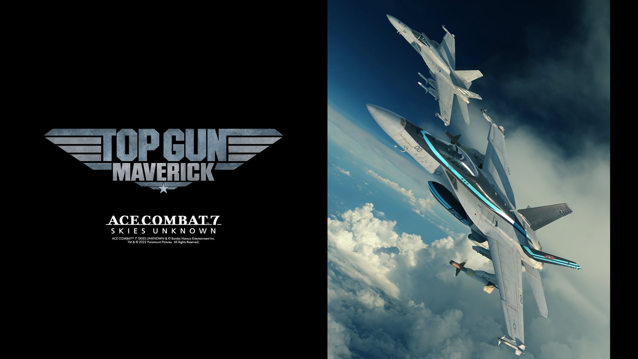 Bandai Namco US on X: <<ACE COMBAT 7 x Top Gun: Maverick collaboration  wallpaper! >> To celebrate the movie and the DLC launch, ACE COMBAT team  released the collaboration wallpaper for each