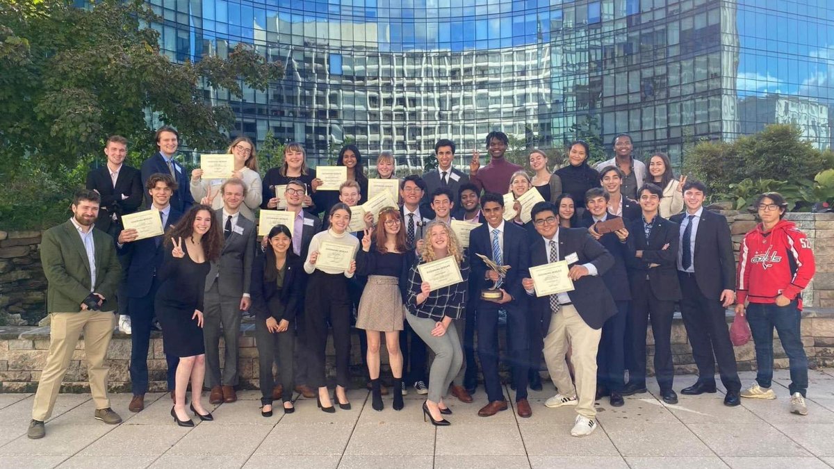 The results are in for the 2021-2022 academic year. Congratulations to <a href="/AmericanU/">American University</a> Model UN, which <a href="/BestDelegate/">Best Delegate</a> has named the #1 team in North America! Cc: <a href="/jeff_bachman/">Jeff Bachman</a> bestdelegate.com/2021-2022-nort…