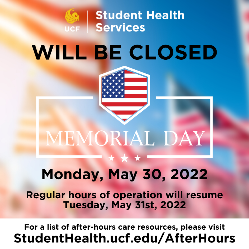 UCF Health Student Health Services tweet media