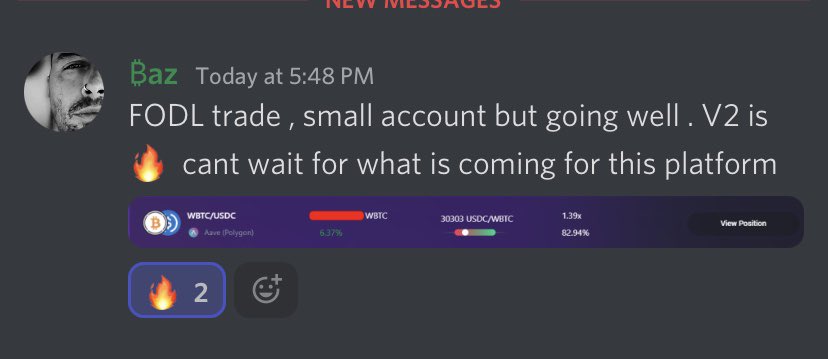 We love to see our community trade on the FODL platform!

A nice 6.37% on a BTC long👀