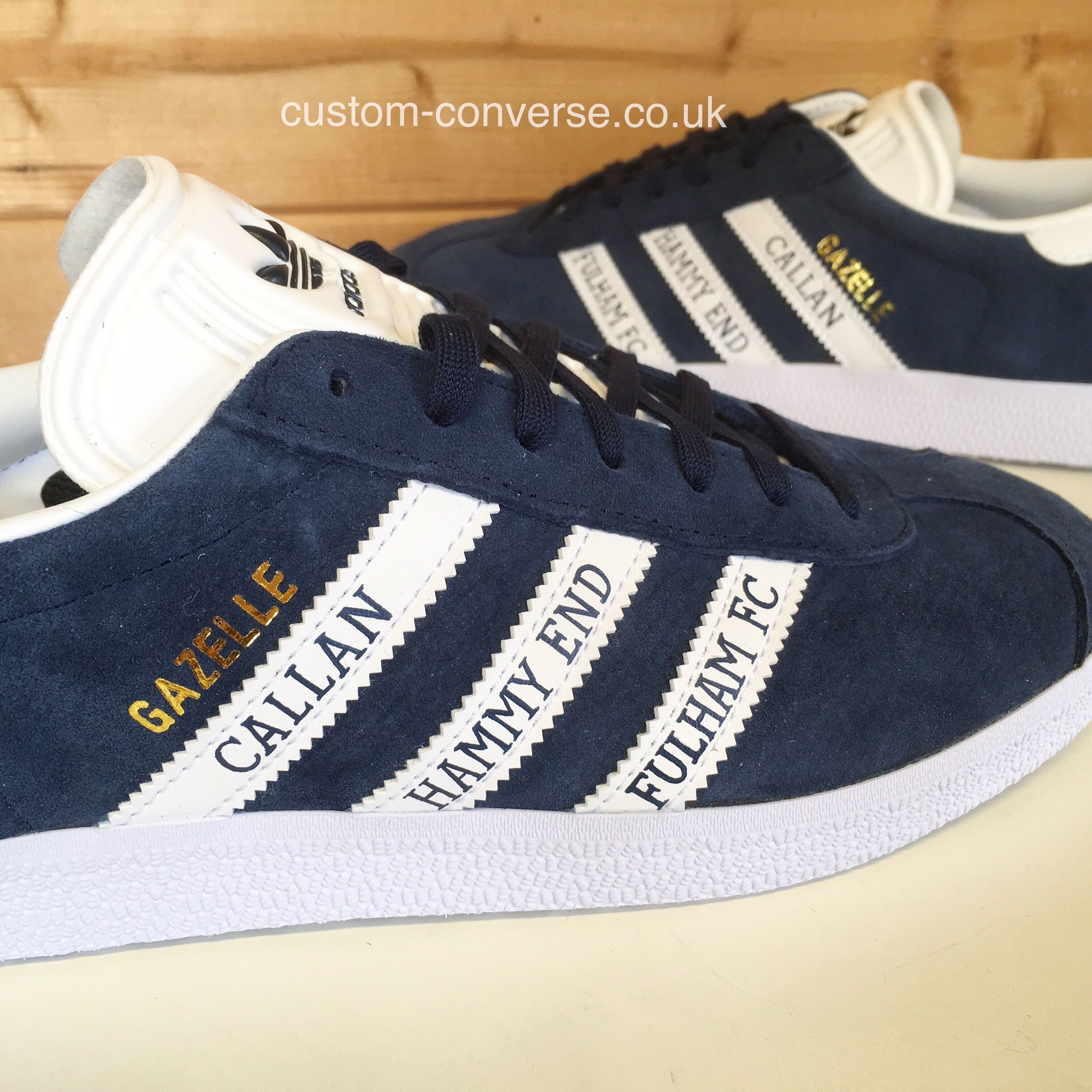 Personalised adidas gazelle sales