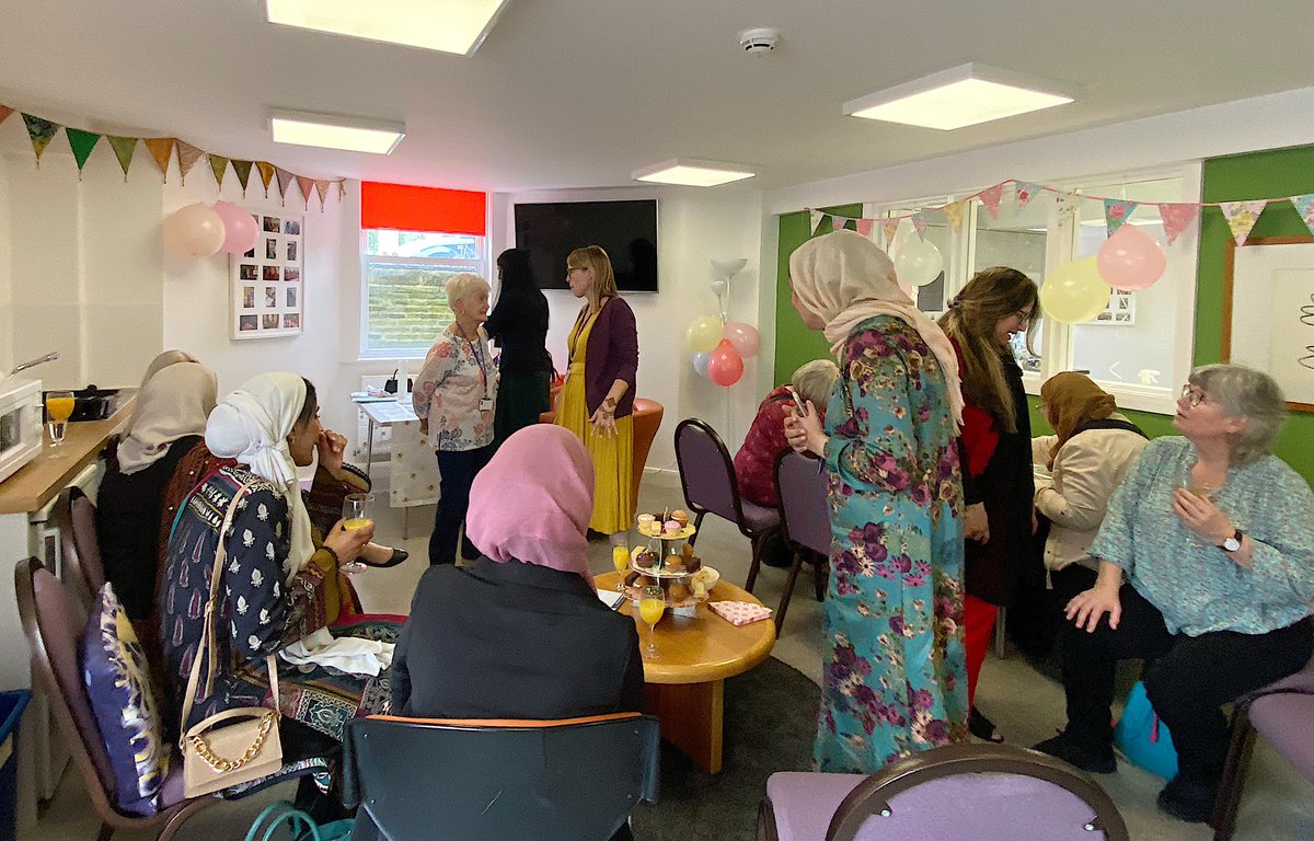 We had a wonderful time at our community celebration today, celebrating #Eid and the #Jubilee at our ‘Tea Party with a Desi Twist’! It was lovely both to see old friends and to see new friendships forming, over the consumption of a lot of cake of course!! #interfaith #teaparty