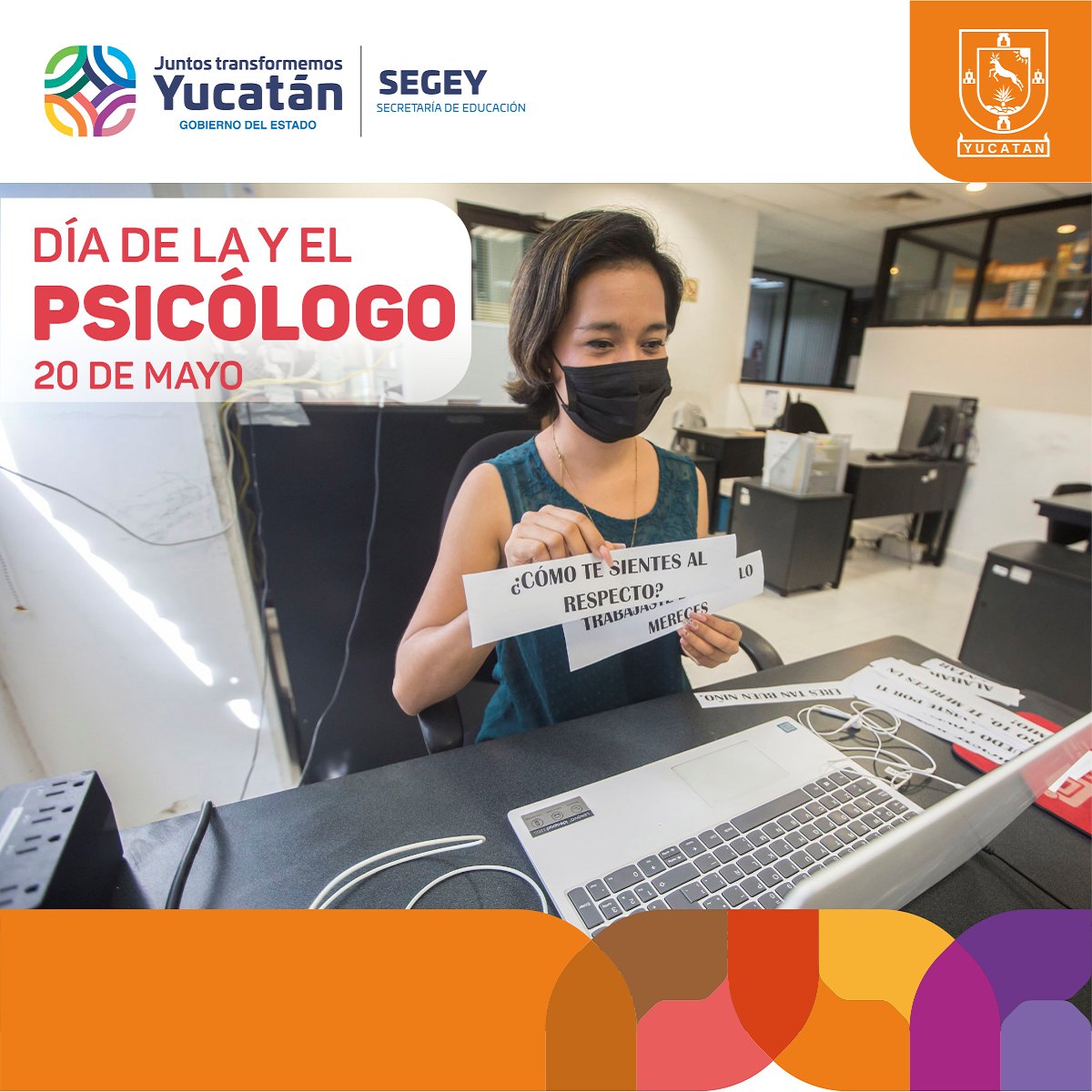 Reconocemos a los profesionales de la #Psicología, quienes en el ámbito educativo fungen como puente entre docentes, estudiantes y familias, promoviendo las relaciones y colaboración afectiva entre ellos, así como su participación activa en la comunidad escolar.
#DíaDelPsicólogo