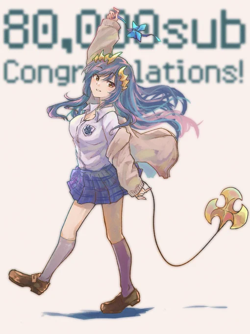 おそくなっちゃってごめんだけど8万人おめでと👏🎉
#シャルピクチャ 