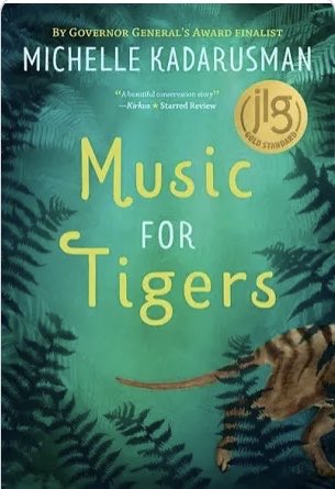 MmeLisa_Lewis's tweet image. Only 5 more sleeps until my Intergenerational Book Club meets again. Up next is the exquisite ‘Music for Tigers’ by ⁦@MichelleRReader⁩ ⁦⁦@ForestofReading⁩ @osla ⁦@TDSBLibrary⁩ ⁦#ONSchoolLibrary MGBookVillage⁩ ⁦@PajamaPress1⁩ #mgbookchat