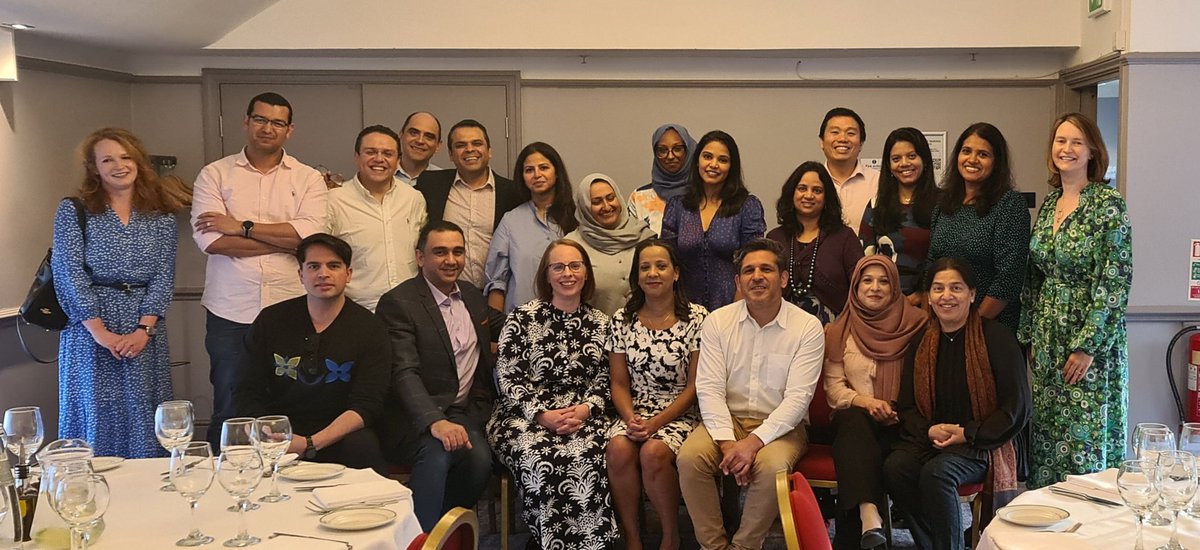 So lovely to have a meal together after a long time. What a wonderful team of gynaecologists we have at <a href="/MFT_SaintMarys/">Saint Mary's at MFT</a>!