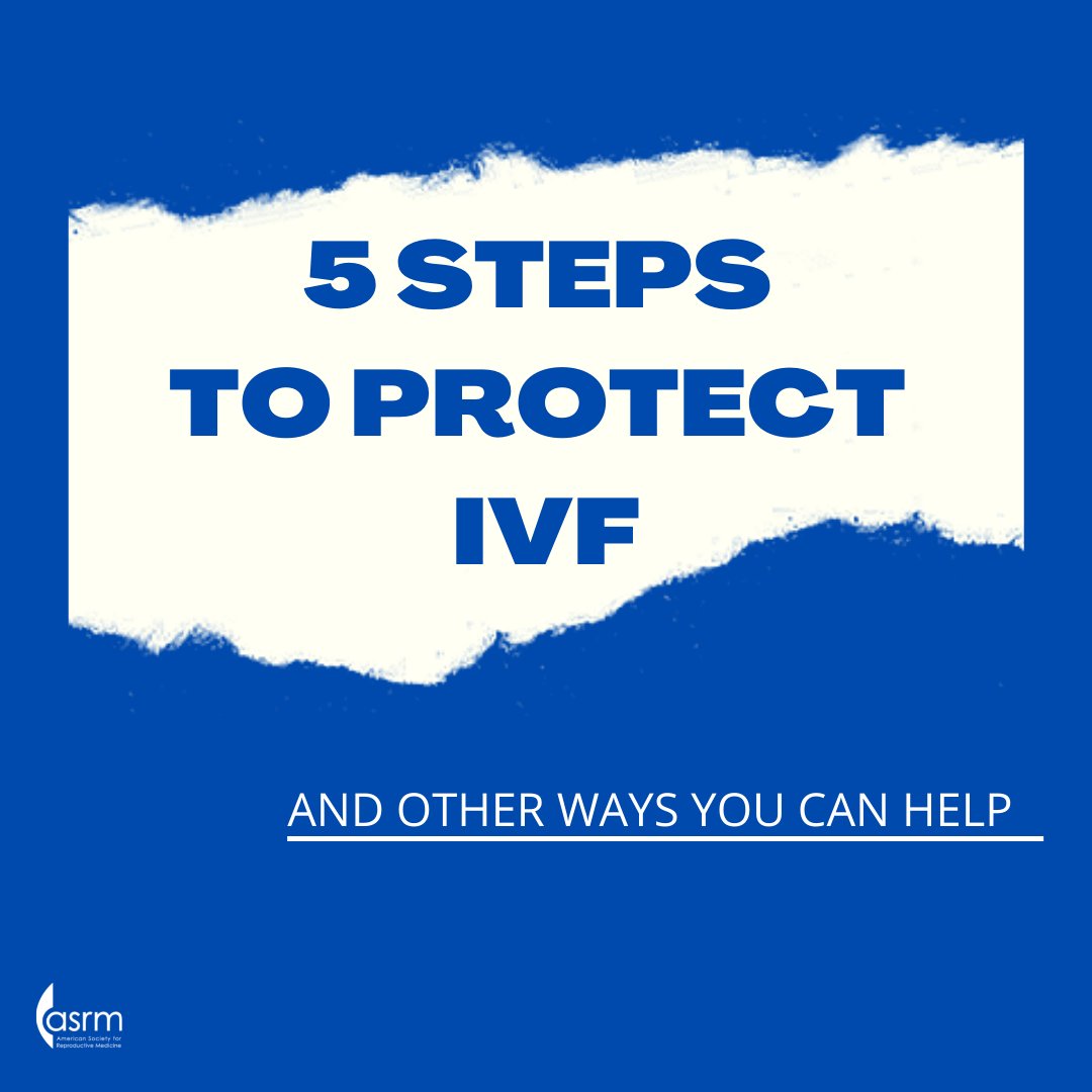 ASRM_org's tweet photo. We at ASRM hear and echo your concerns about IVF if Roe v Wade is overturned. We created these 5 steps to help you and your patients (and anyone else!) feel more informed, more empowered, and more supported. Please share! 

#reproductiverights #protectivf #ivf https://t.co/v4pOA6F4z1