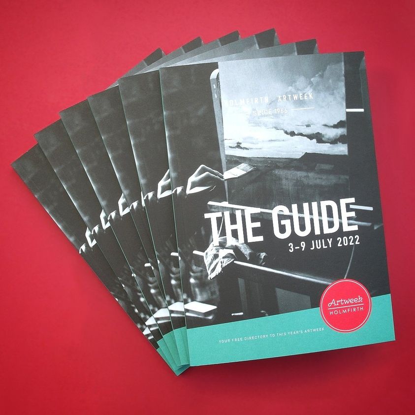 The guides are here!
Keep a look out to get yours, they'll be popping up around shops and businesses around Holmfirth and the surrounding areas very soon #Holmfirth #ArtWeek #Huddersfield #HolmeValley #ColneValley