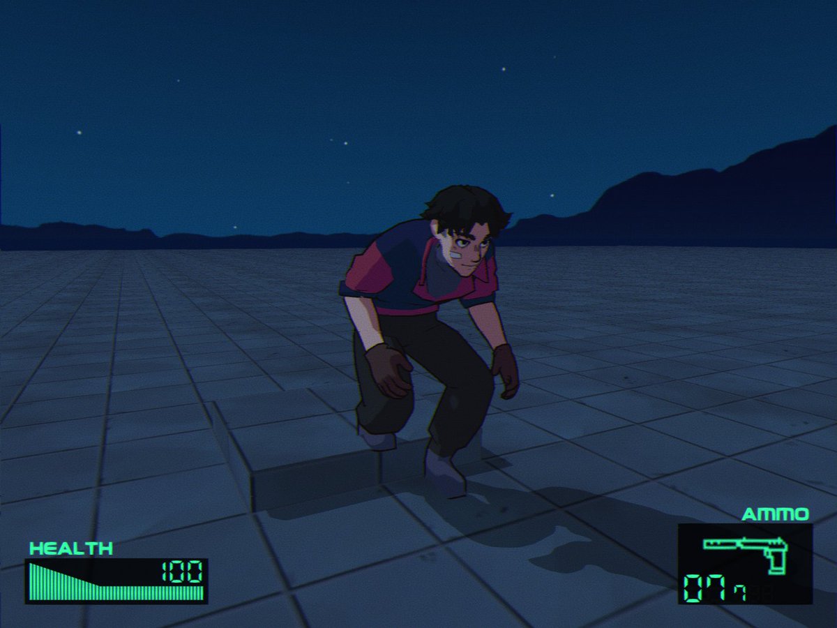 Tenkaiyo's tweet photo. It's been forever since I posted... 
Anyway here is the finally Working Foot Ik 
(Ignore the unfinished Playermodel)
#gamedev https://t.co/1xOA9rgzAU