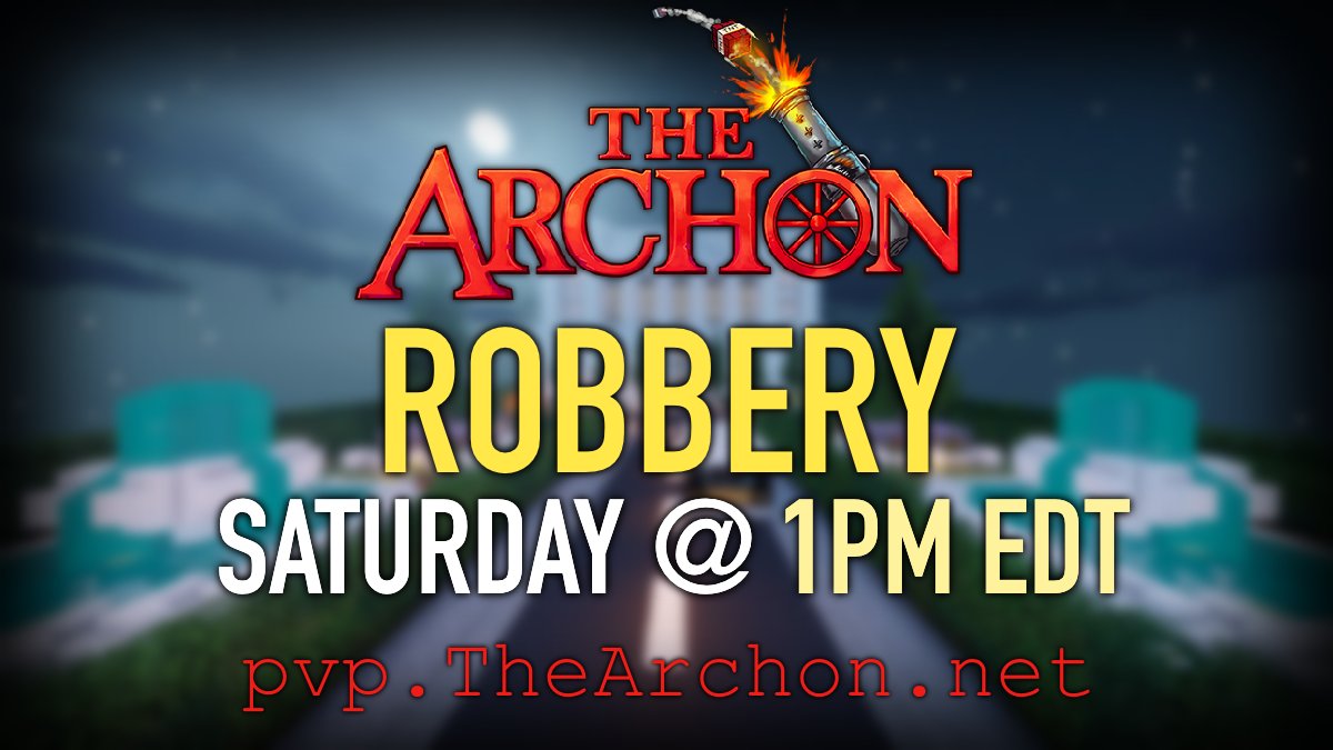 TheArchon's tweet photo. The Robbery reset is almost upon us!🚨

Join us for the next season of Robbery this Saturday at 1PM EDT🕑

‼️ Follow &amp; Retweet for a chance to win Boss Rank ($250) ‼️

🔗https://t.co/gcH9OfieXr
🔗https://t.co/tFsBwhrCpw
🔗https://t.co/FcVIuDngwU https://t.co/KVIoVWY9dm