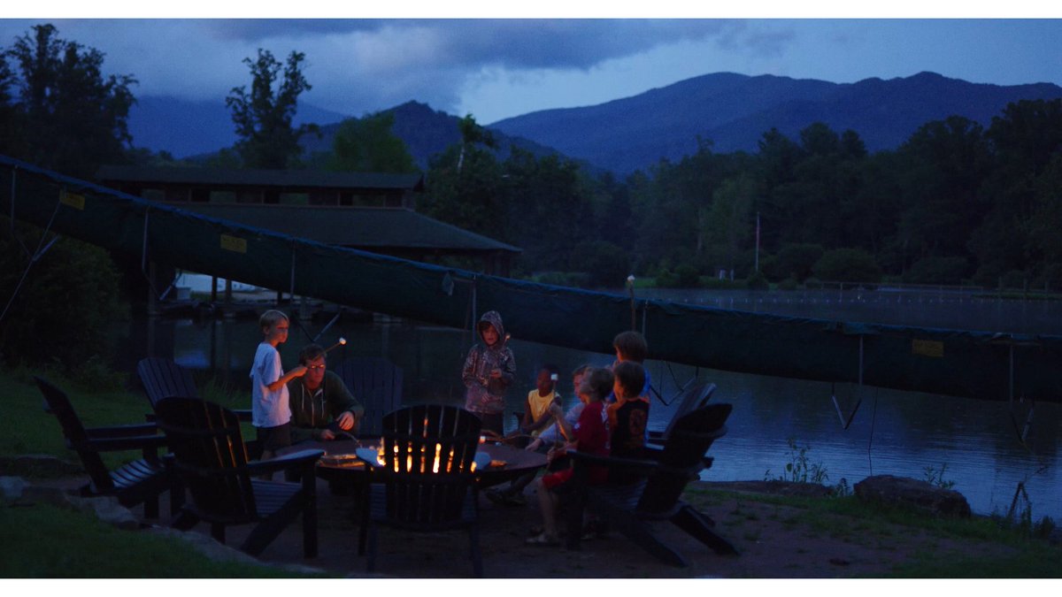 One of the best feelings in the whole world: S'mores by the waterfront. Just days away! #camprockmont #rockmont2022