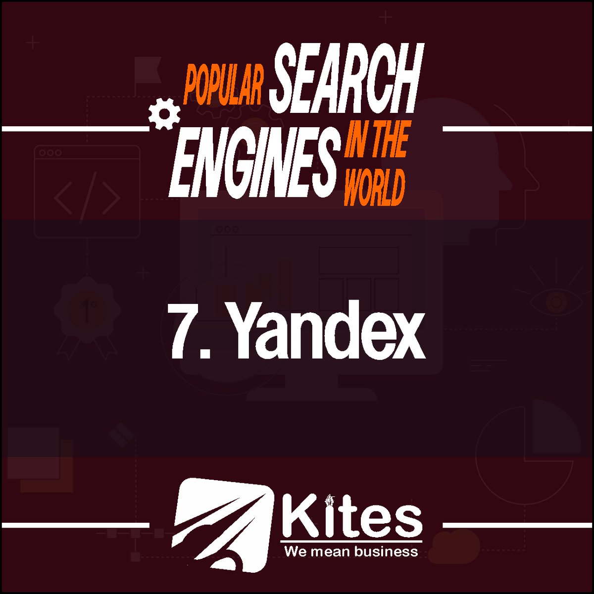SolutionsKites's tweet image. Yandex was founded in 1990 by two Russian developers to help in the categorization of patents under the business Arkadia. Yandex now powers around 42.35 percent of all searches in Russia.
#DecodingDigitalMarketing
#DigitalAgency #socialmedia #marketing #socialmediamarketing