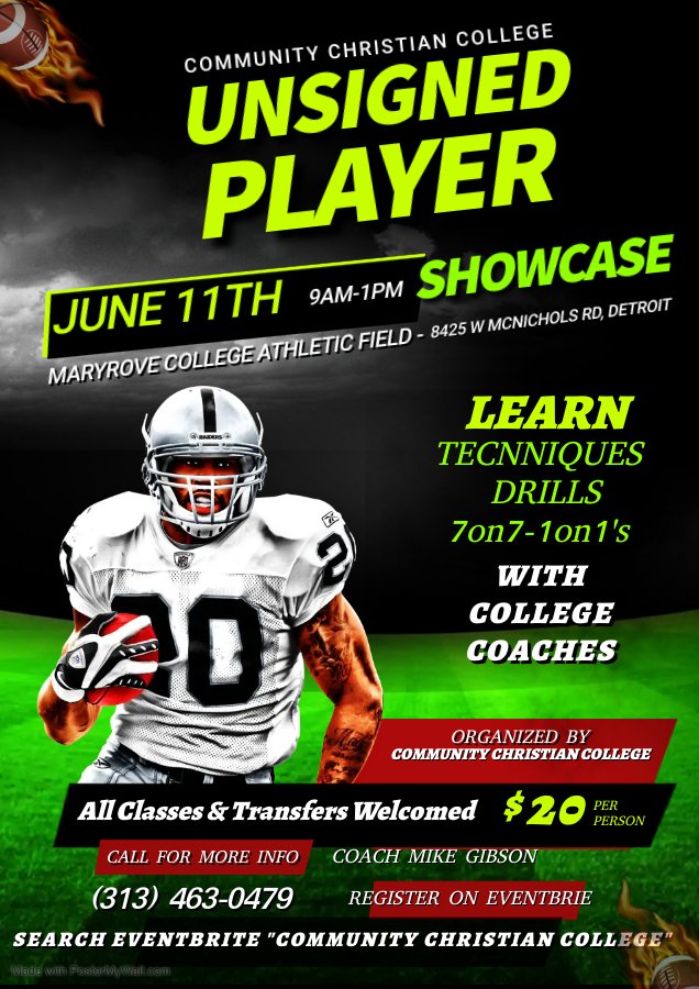 Michigan's only junior college football team wants to know do you have the heart of a lion!