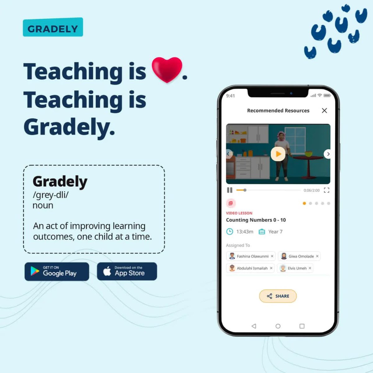 Huniespicey's tweet photo. The era of stress-free teaching is finally here! Spread the word🎯
@GradelyNG https://t.co/VLObmwCB1F